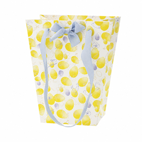 Carrybag Easter Blossom 17/13x11x20cm FSC* lilac/yellow