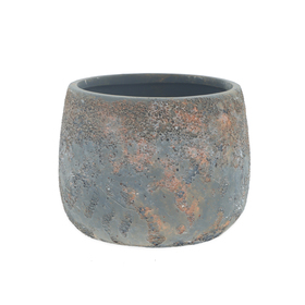 Ceramic pot Lafas Ø11.8/8.8xH10.8cm ES9 gray