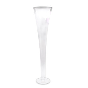 Glass vase Fleur Ø25cm H100 HC