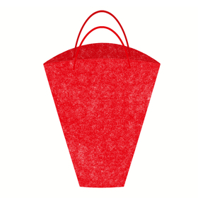 Sac des Fleurs Nonwoven 40x30x12cm rouge