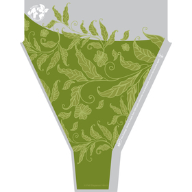 Fall Elegance 90% PCR 21x14x4in verde