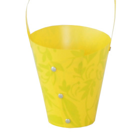 Plantcarrier Fantasia 18.5x16x11.5cm yellow
