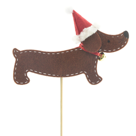 Hond Toby 6,4cm op 50cm stok