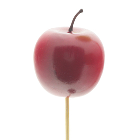 Appel 6cm op 50cm stok rood