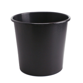 Bucket  10 liter wide bottom black
