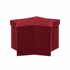 Hoedendoos Noëlle 20,5x13x12cm FSC* rood