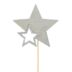 Star Avior 8,5cm op 50cm stok FSC Mix grijs