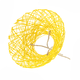 Bouquet holder Paperweb Ø20cm FSC* yellow