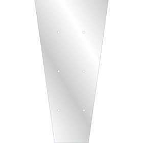 Pflanztüte V-Seal 73x35x16cm + AH BOPP50 transparent