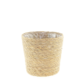 Pot basket seagrass Ø15/11xH14cm ES14