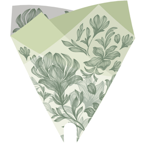 Smartsleeve Fleur 90 % PCR 20x17in verde