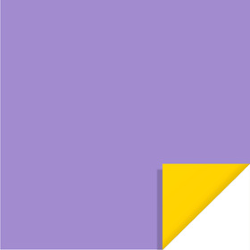 Ruana Bi-Color 24x24in Light yellow/Lavender