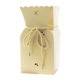 Bouquet box Gloria 13x13x26cm FSC* beige