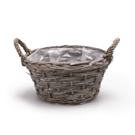 Panier Garden Feelings 22.5cm gris