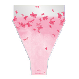 Hoes Papillon 50x35x10cm roze