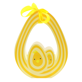 Gift bag Bubblicious Eggs 18.5x9x25cm FSC* yellow