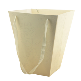 Tragetasche Isabel 23/23x13/13x28cm FSC* creme