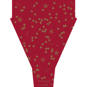Sleeve Christmas Celebrations 50x35x10cm red