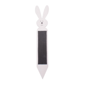 Krijtbord Rabbit 18cm wit