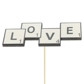Scrabble Debby 3x10cm op 50cm stok FSC*