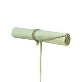 Banana Possy 12cm on 50cm stick natural