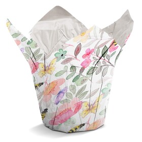 Design Cover-Up© White Kraft Let it Bee 6"