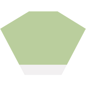 Sleeve Doublé Florist Pastel 30x30cm FSC* green