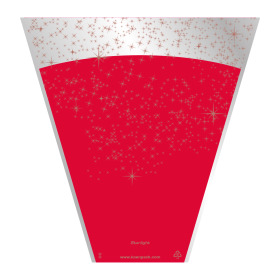 Sleeve Starlight 40x30x12cm red
