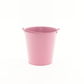 Zinken emmer Breeze Ø11/8,5xH10cm ES10,5 sweet pink