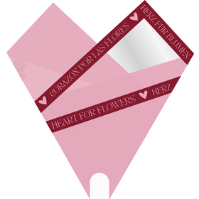 Smartsleeve Whispers of Love (lxb) 50x44cm rose