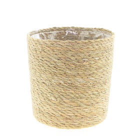 Pot basket seagrass Ø18,5/15xH19cm ES17