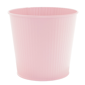 Zinc pot Isa Ø13.2/9.7xH12.2 ES12 Frosted Pink