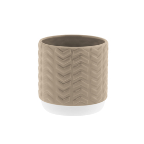 Ceramic pot Jing Ø10/8.5xH9.5cm ES9 taupe