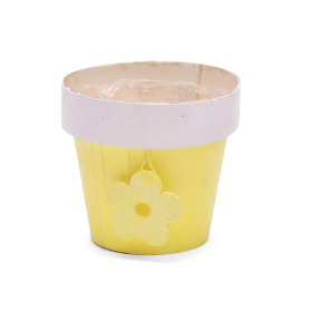 Pot Floral Basics 4in yellow