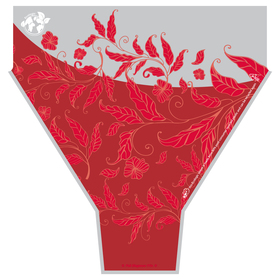 Fall Elegance 90% PCR 21x17x5in rojo