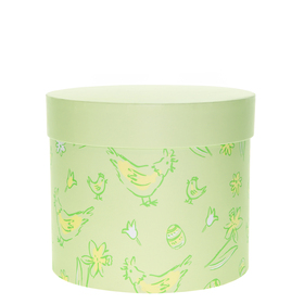 Hat box Nara Ø15x13cm FSC* green