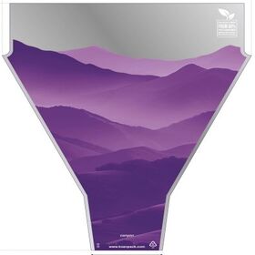 PCR80% Sleeve Canyon 50x44x12cm purple