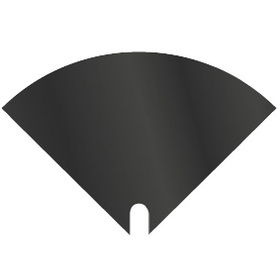 Hoes Moon Isa 35x35cm zwart