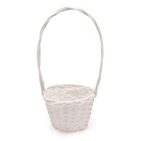 Handle basket NN Ø22cm white