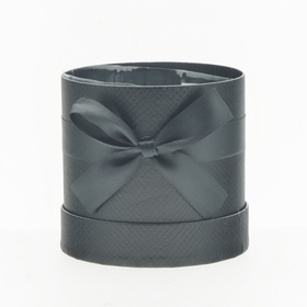 Hat box Posh Ø12.5x12cm FSC* black