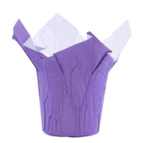 Cover-Up© White Kraft Tall 6in purple