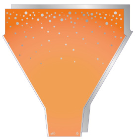 Sleeve Universe 50x35x10cm orange