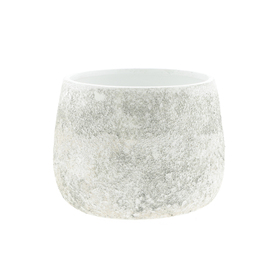 Ceramic pot Lafas Ø11/8xH9.7cm ES9 white