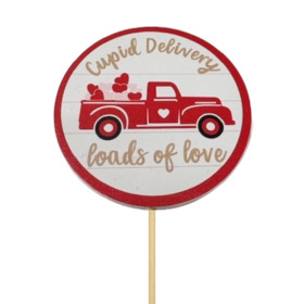 Cupid Delivery 8cm on 50cm stick