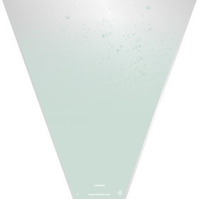Funda Celestine PCR70% 50x44x12cm verde + Terra