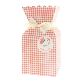 Bouquet box Picknick Field 13x13x26cm FSC* rood V1A