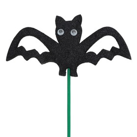 Halloween Bat 5.5x2.75in on 20in stick