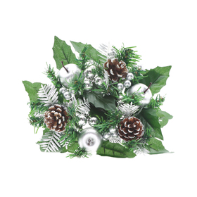 Wreath Luxury Ø25cm silver