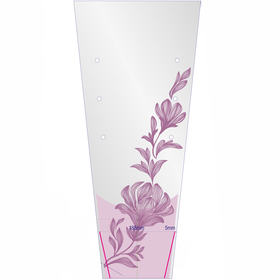 Pflanztüte Fleur PCR 70% 75x32x17.4cm rosa