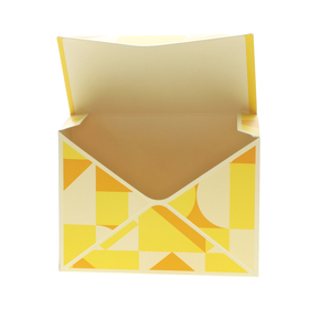 Envelop Party Time  18x9,5x13cm FSC* geel